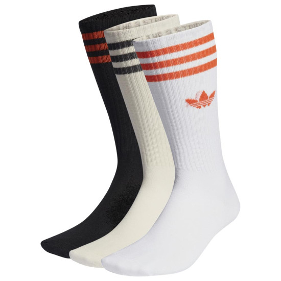 Adidas Κάλτσες Solid Crew Socks 3 pairs